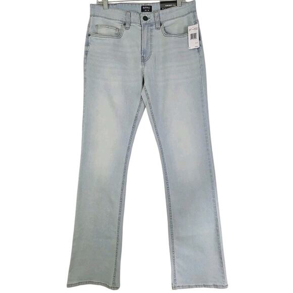 Buffalo David Bitton~Mens 32×32~Blue Slim Boot/King Jeans ASH-X Zip Fly $109 NWT - Picture 5 of 16